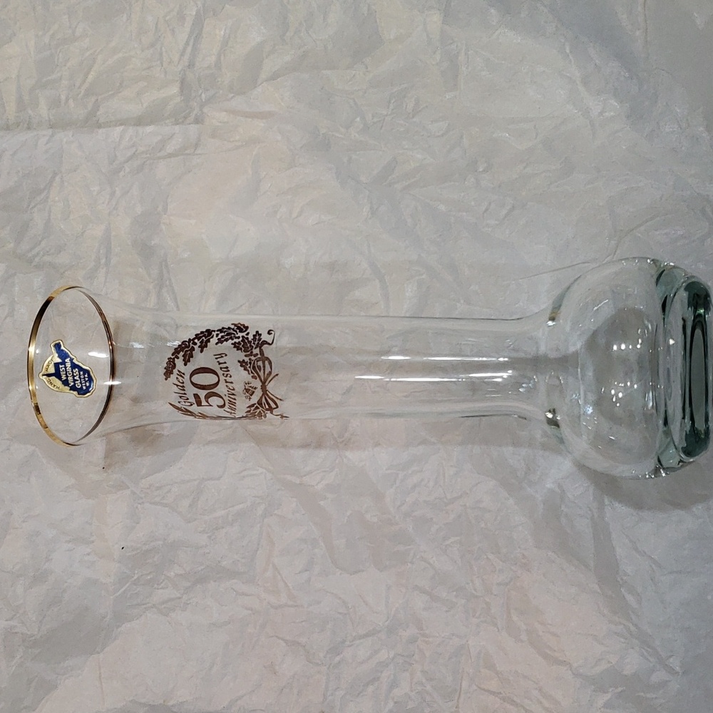 50th Anniversary bud vase